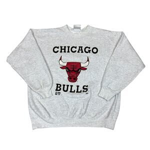 Vintage 90s Chicago Bulls Sweatshirt Men's XL Basketball Michael Jordan